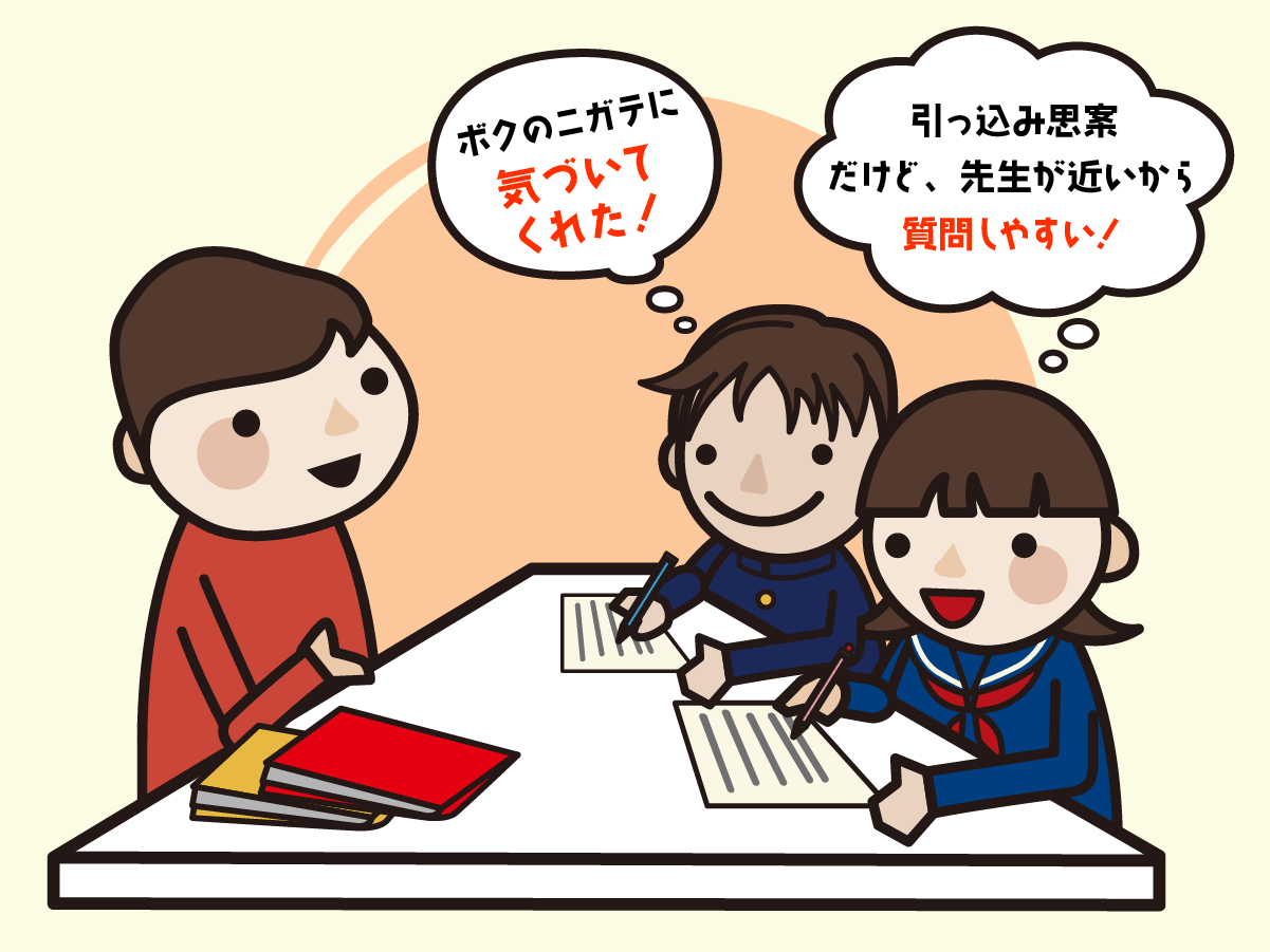 ステップアップは対面式だからどんな反応も見逃さない